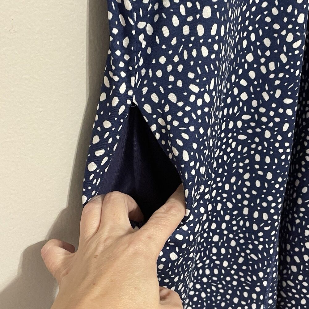 Title Nine Sayonara Cafe Sleeve Dress XL Dots - Picture 4 of 13